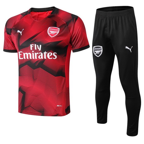 Trikot Trainingsshirt Arsenal Komplett Set 2018-19 Rote Schwarz